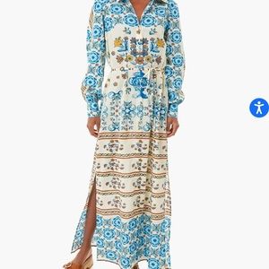 Gorgeous Carolina K shirt dress (Celestial Vic Dress) with removable tie belt.